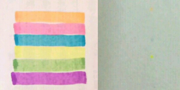 ぺんてる ノック式蛍光ペン　ハンディラインＳ６